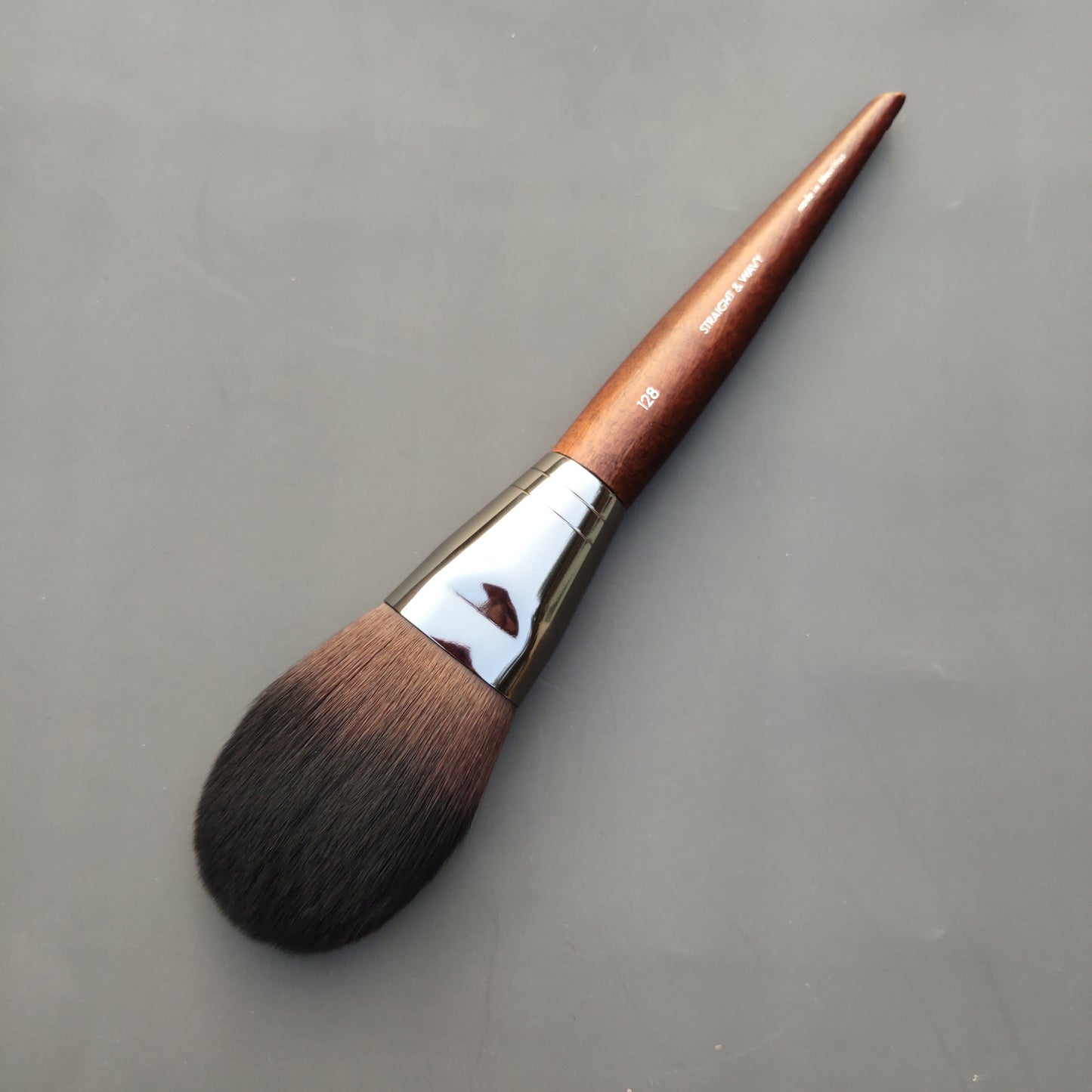 Wooden Handle Makeup Brush Set – Natural Series, Includes 124 Powder Brush, 112 Foundation Brush, Blush & Eyeshadow Brushes, Complete Face & Eye Kit